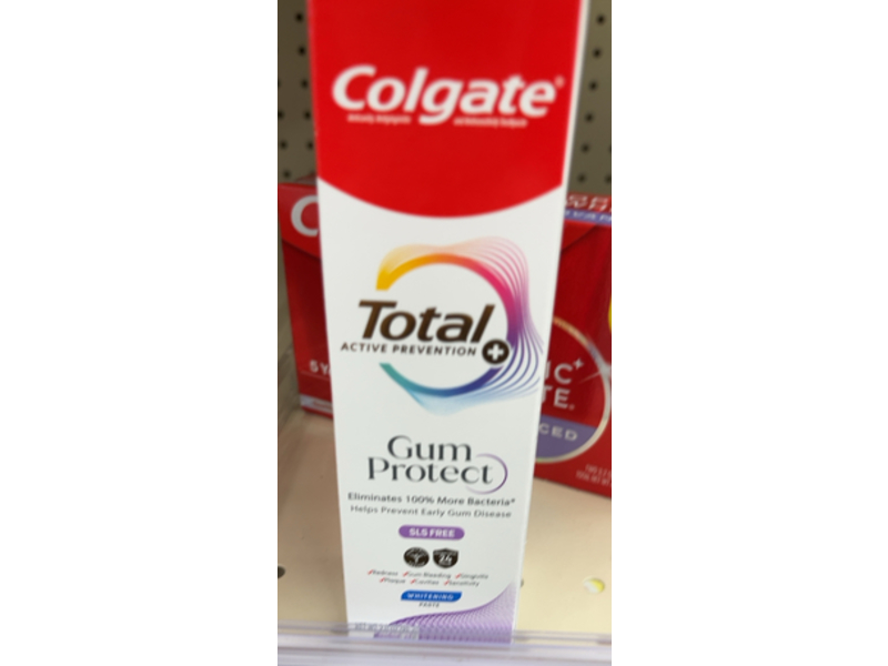 Colgate Total Active Prevention Gum Protect Whitening Toothpaste, 3.0 oz/85 g, Pack Of 3
