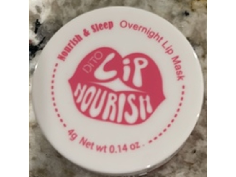 Dito Lip Nourish & Sleep Overnight Lip Mask, 0.14 oz/4 g