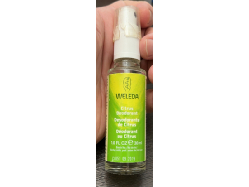 Weleda Deodorant, Citrus, 1.0 fl oz/30 mL