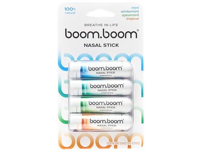 BoomBoom Nasal Stick Set, 0.14 oz/4 g, Pack Of 4