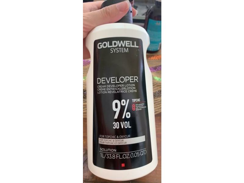 Goldwell System Developer Lotion, 30 Volume, 33.8 fl oz/1 L