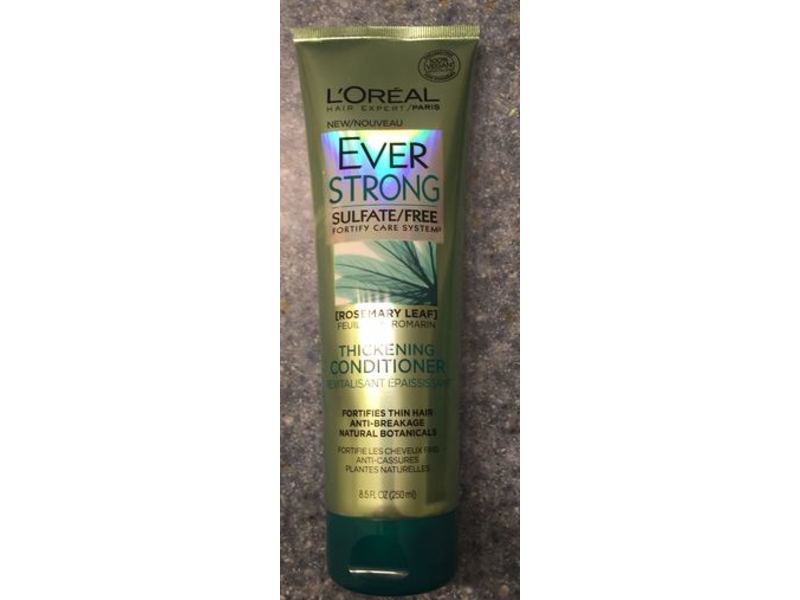 L'Oreal Ever Strong Thickening Conditioner, Rosemary Leaf, 8.5 Fl Oz/250 mL