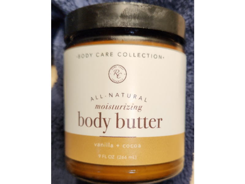 Rowe Casa Moisturizing Body Butter, Vanilla + Cocoa, 9 fl oz/266 mL