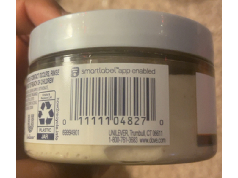 Dove Body Scrub, Crushed Macadamia & Rice Milk, 3.5 oz