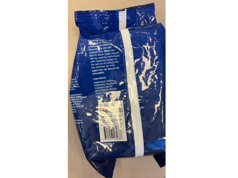 Walgreens Epsom Salt, Eucalyptus, 48 oz/1.36 kg
