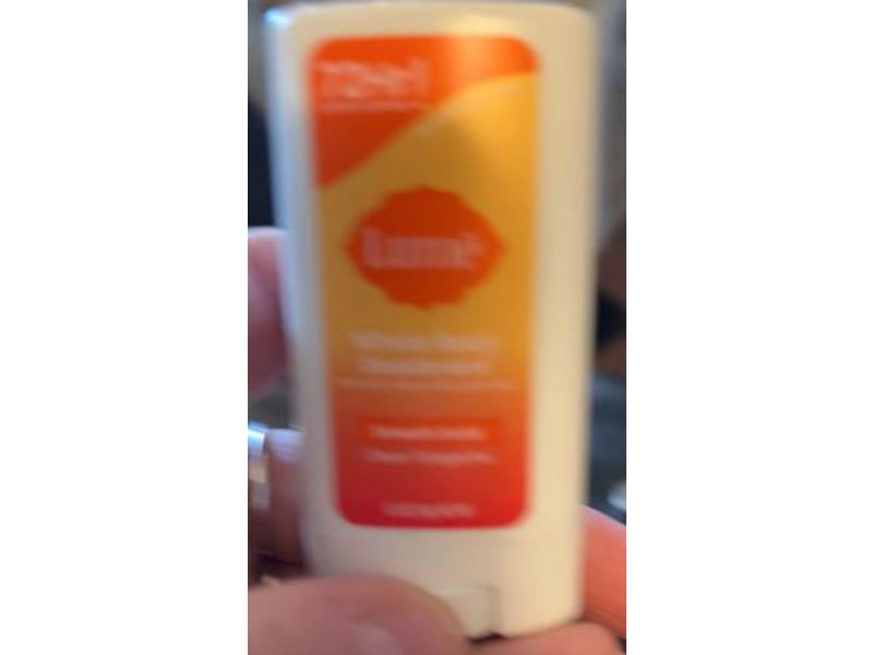 Lume Whole Body Deodorant, Smooth Solid, Clean Tangerine, 0.5 oz/14 g
