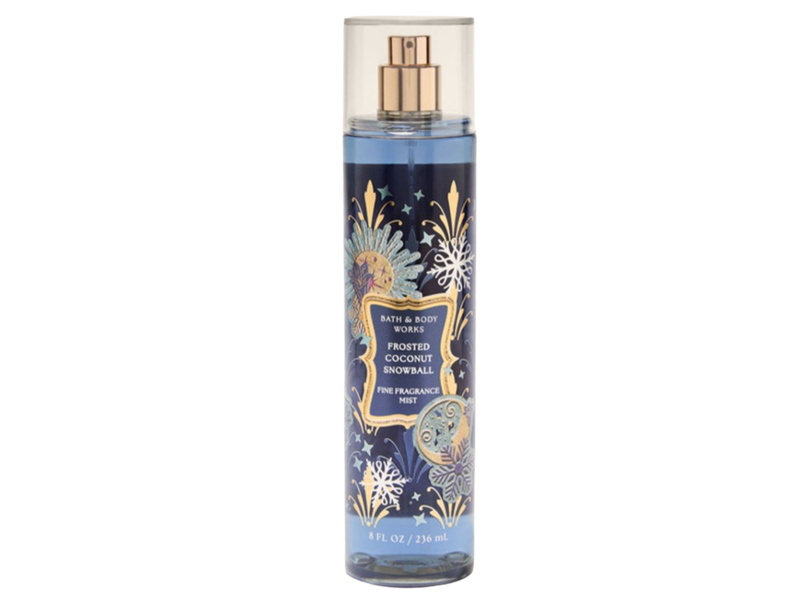 Bath & Body Works Fine Fragrance Mist, Frosted Coconut Snowball , 8 fl oz/236 mL