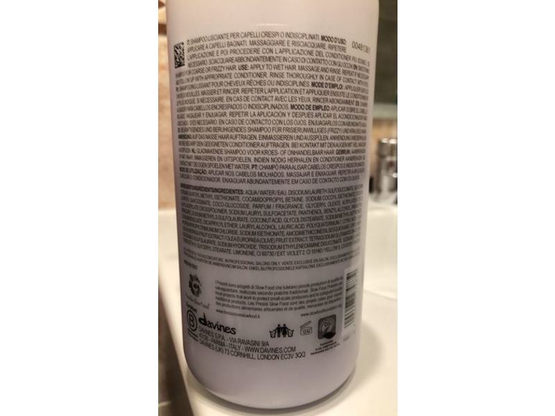 Davines Love Smoothing Shampoo, 33.81 fl oz/1000 mL