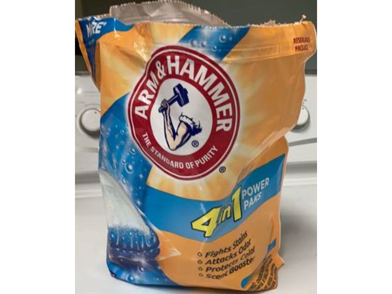 Arm & Hammer 4 In 1 Power Paks, Clean Burst, 3.84 lb/1.746 kg/97 paks
