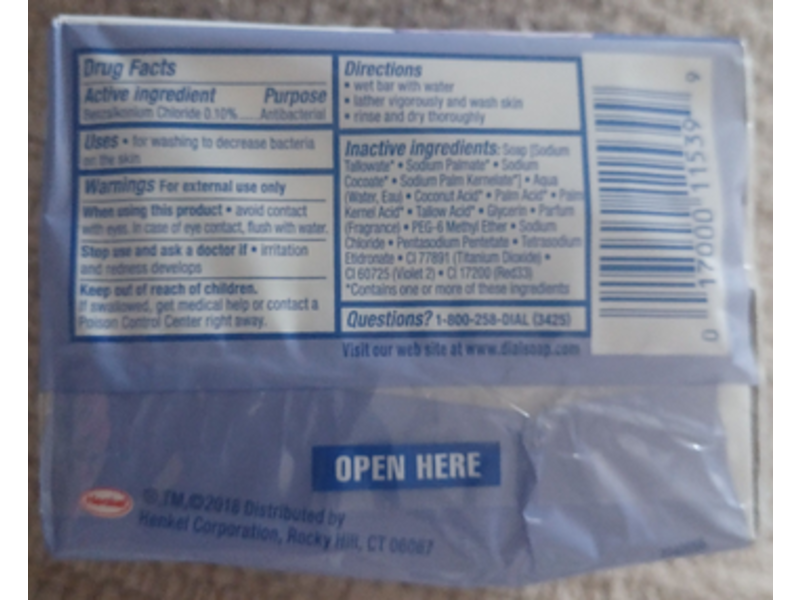 Dial Antibacterial Deodorant Soap, Lavender & Twilight Jasmine, 3.2 oz/90 g, 2 Count