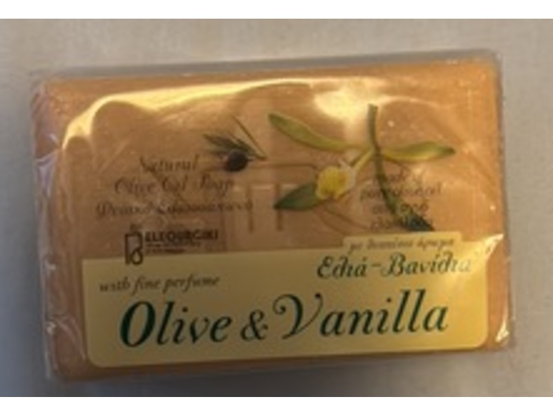 Eleourgiki Perfumed Olive Oil Soap, Olive & Vanilla, 125 g