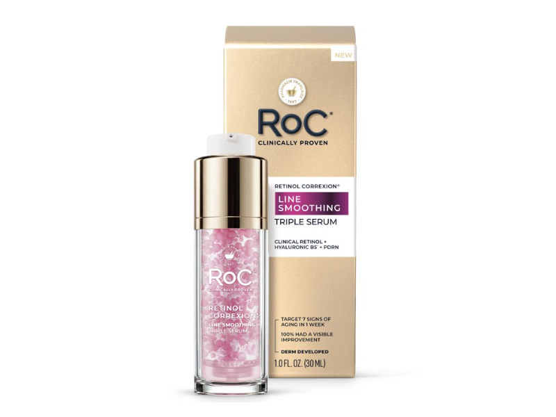 RoC Retinol Correxion Line Smoothing Triple Serum, 1 fl oz/30 mL