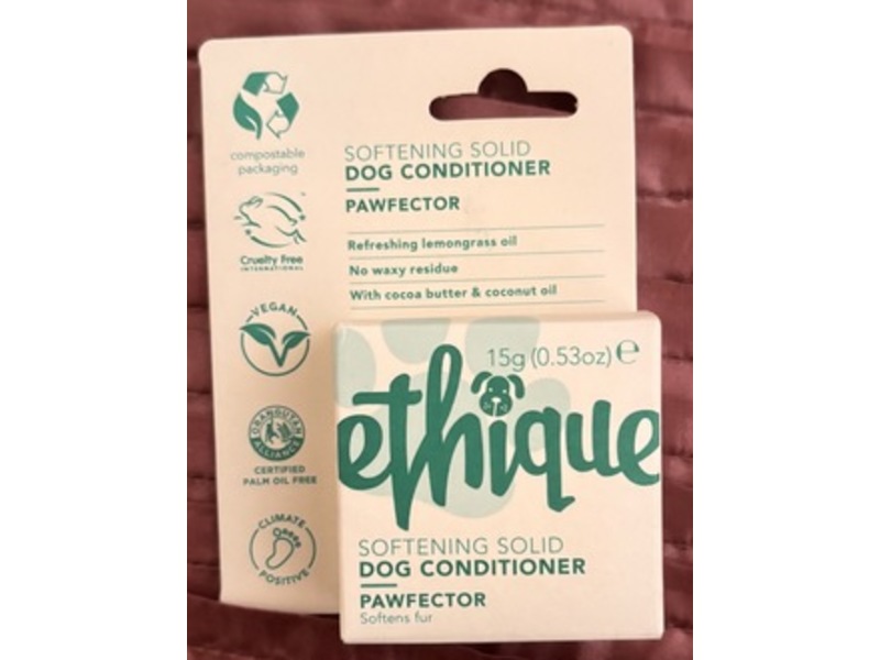 Ethique Softening Solid Dog Conditioner Pawfector, 0.53 oz/15 g