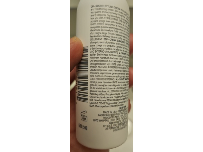 Unite Lazer Straight Styling Cream, 2 fl oz/59 mL