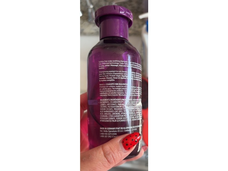 Wella Professionals Ultimate Color Sulfate-Free Shampoo, Glycine & B5, 8.4 fl oz/250 mL