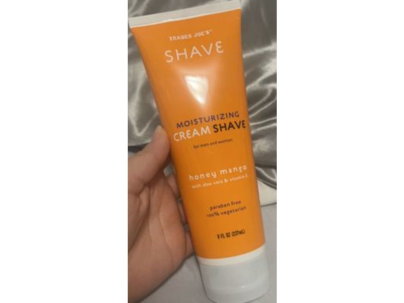 Trader Joe's Shave Moisturizing Cream, Honey Mango, 8 fl oz/237 mL