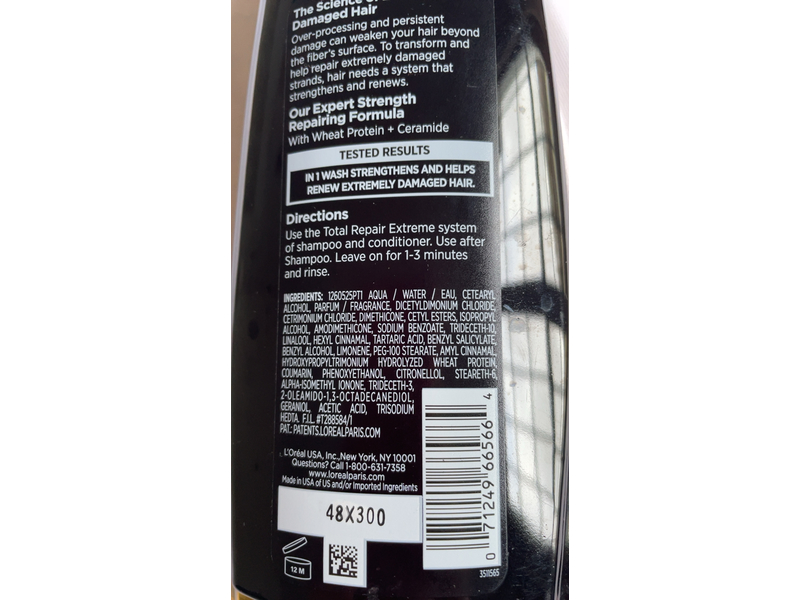 L'Oreal Elvive Total Repair Renewing Conditioner, Extreme, 13.5 fl oz/399 mL