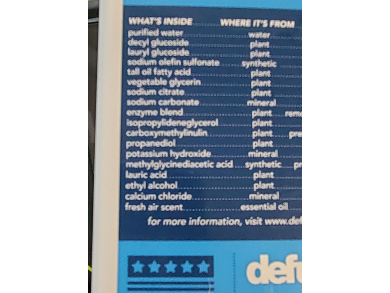 Defunkify Liquid Laundry Detergent, Fresh Air, 62 Loads, 37.7 fl oz/1116 mL, Pack Of 2