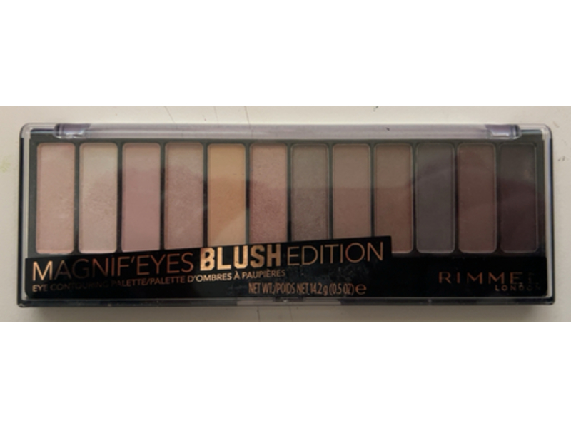 Rimmel Magnif'Eyes Contouring Palette, 002 Blush Edition, 0.499 oz/14.16 g