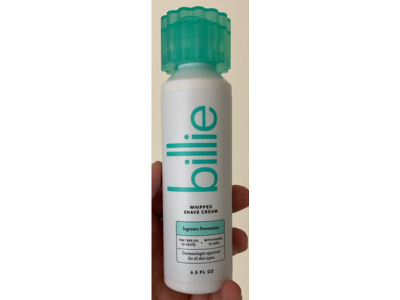 Billie Whipped Shave Cream, Tea Tree Oil + Witch Hazel, 6.5 fl oz