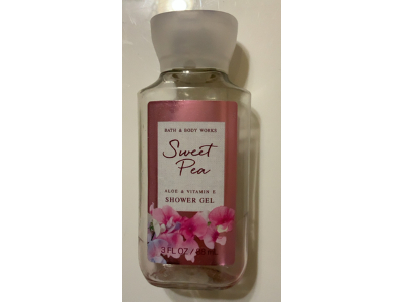 Bath & Body Works Shower Gel, Sweet Pea, 3 fl oz/88 mL