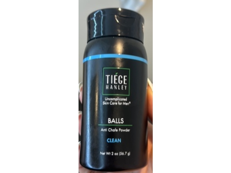 Tiege Hanley Anti-Chafe Powder, Clean, 2 oz/56.7 g