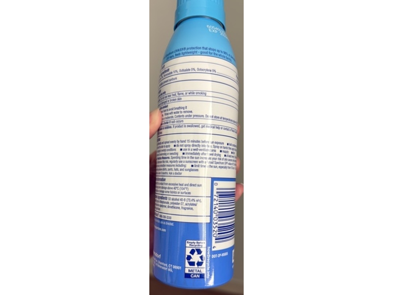 Coppertone Complete Sunscreen Spray, SPF 50, 5.5 oz/156 g, Pack Of 3