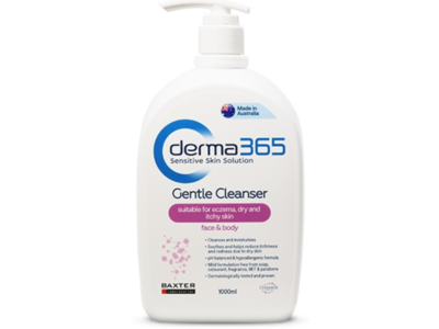 Derma 365 Gentle Face & Body Cleanser, 1000 mL