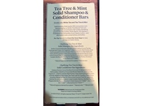 Kitsch Clarifying Solid Shampoo & Conditioner Bar Set, Tea Tree & Mint - thumbnail 3
