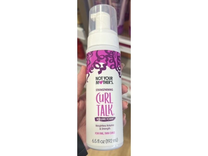 Not your Mother's Strengthening Curl Talk Volume Foam, 6.5 fl oz/192 mL