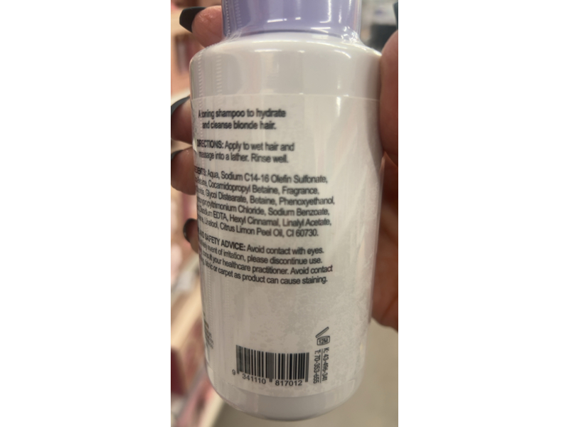 OXX Haircare Active Bond Tone Blonde O2B Shampoo, 300 mL