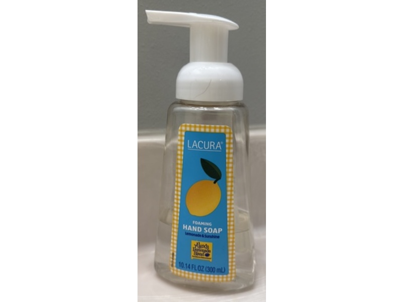 Lacura Foaming Hand Soap, Lemonade & Sunshine, 10.14 fl oz/300 mL