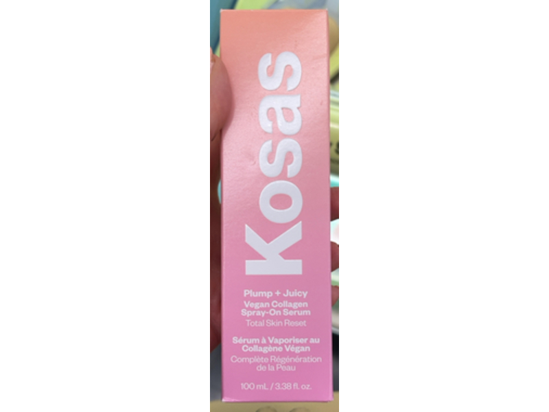 Kosas Plump + Juicy Vegan Collagen + Probiotic Spray-On Serum, 3.38 oz / 100 ml