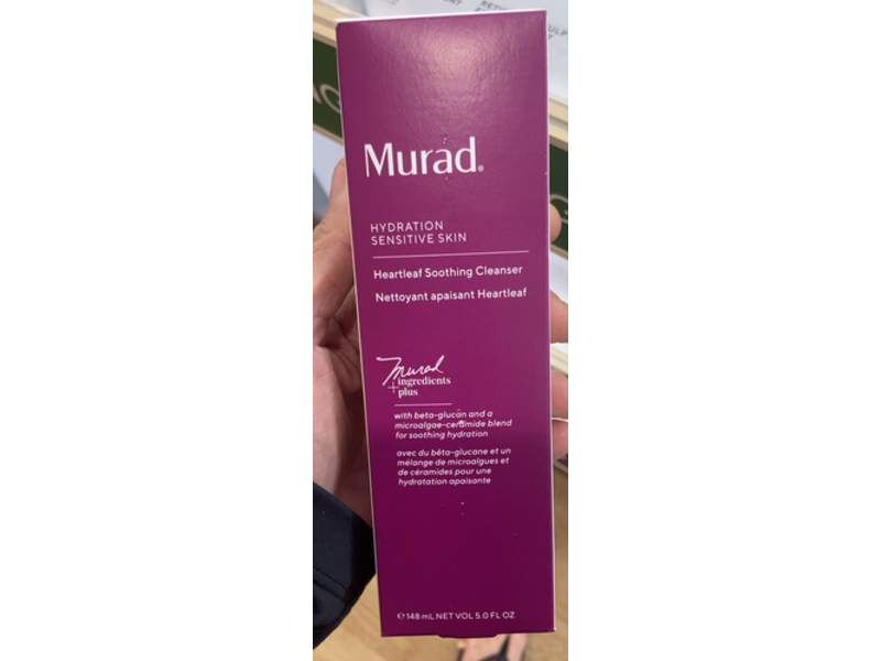 Murad Hydration Sensitive Skin Heartleaf Soothing Cleanser, 5.0 fl oz/148 mL