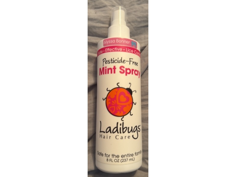 Ladibugs Hair Care Mint Spray, Pesticide-Free, 8 oz/237 mL