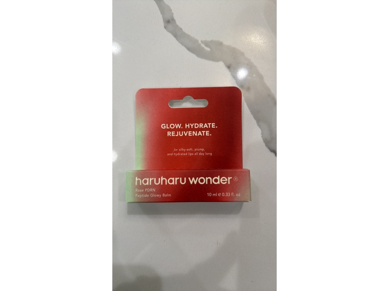 Haruharu Wonder Glow, Hydrate & Rejuvenate Balm, Rose PDRN, 0.33 fl oz/10 mL