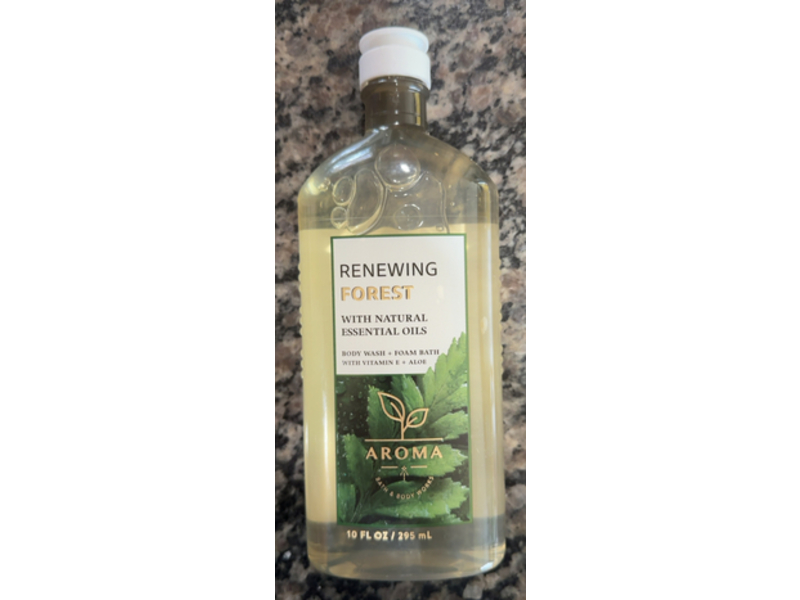 Bath & Body Works Aroma Renewing Forest Body Wash + Foam Bath, 10 fl oz/295 mL