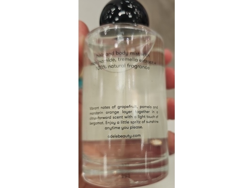 Odele Hair + Body Mist, Grapefruit / Orange Peel, 3.4 fl oz/100 mL