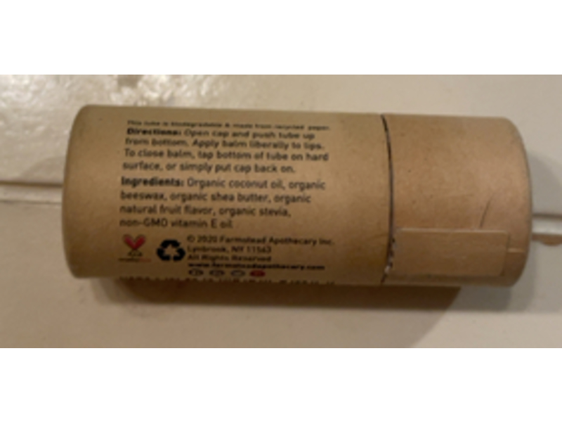Farmstead Apothecary Apricot Lip Balm, 0.2 oz