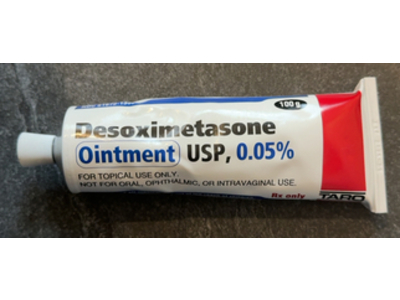 Desoximetasone Ointment USP, 0.05%, 100 g, Taro Pharmaceuticals (RX)