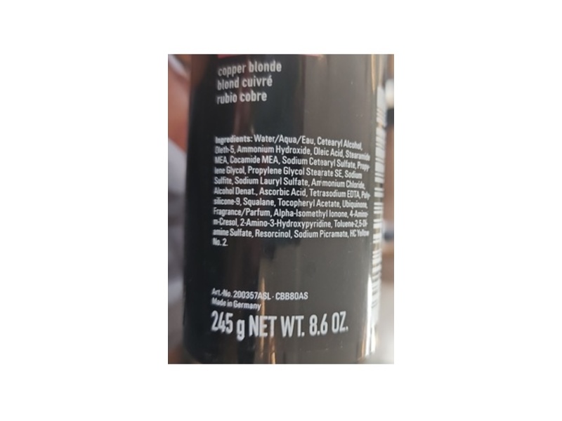 Goldwell Topchic Permanent Hair Color Coloration, Warm Reds 7K, 8.6 oz/245 g