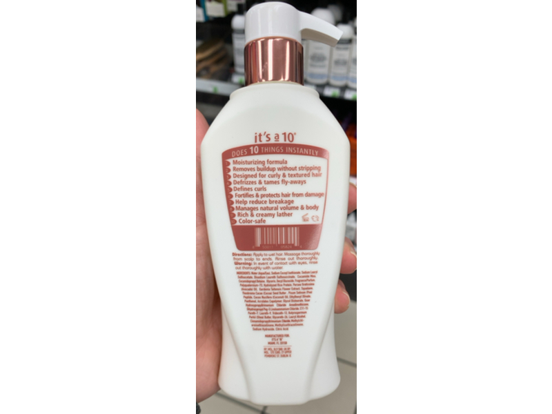 It's A 10 Coily Miracle Hydrating Shampoo, 10 fl oz/295.7 mL