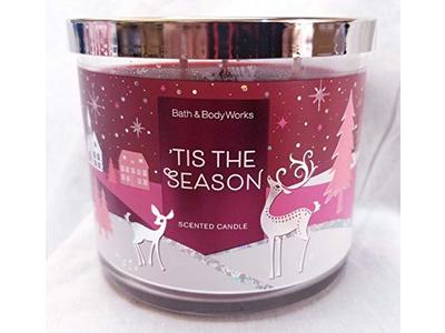 Bath & Body Works White Barn Tis The Season Scented Candle, 14.5 oz/411 g