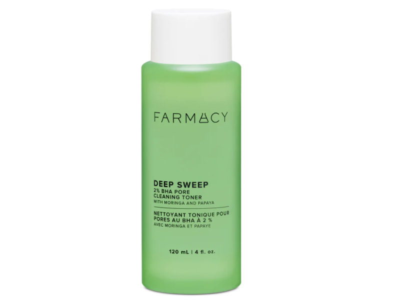 Farmacy Deep Sweep 2% Bha Pore Cleaning Toner , Moringa & Papaya, 4 fl oz/120 mL