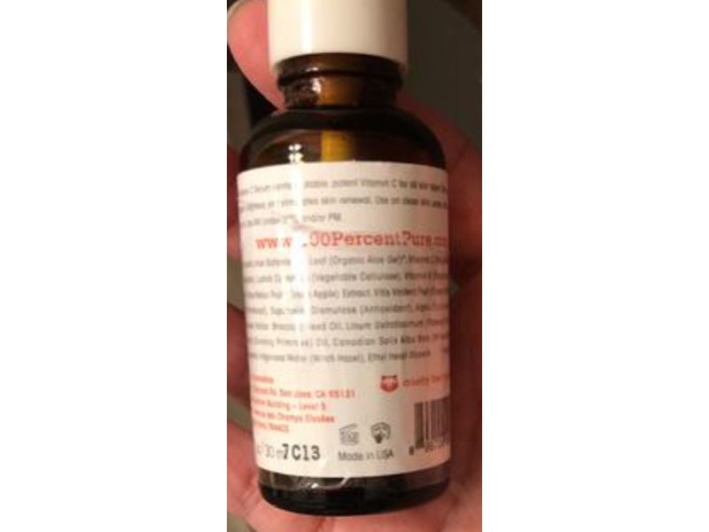 100% Pure Vitamin C Serum, Stable + Potent, 1 fl oz/30 mL