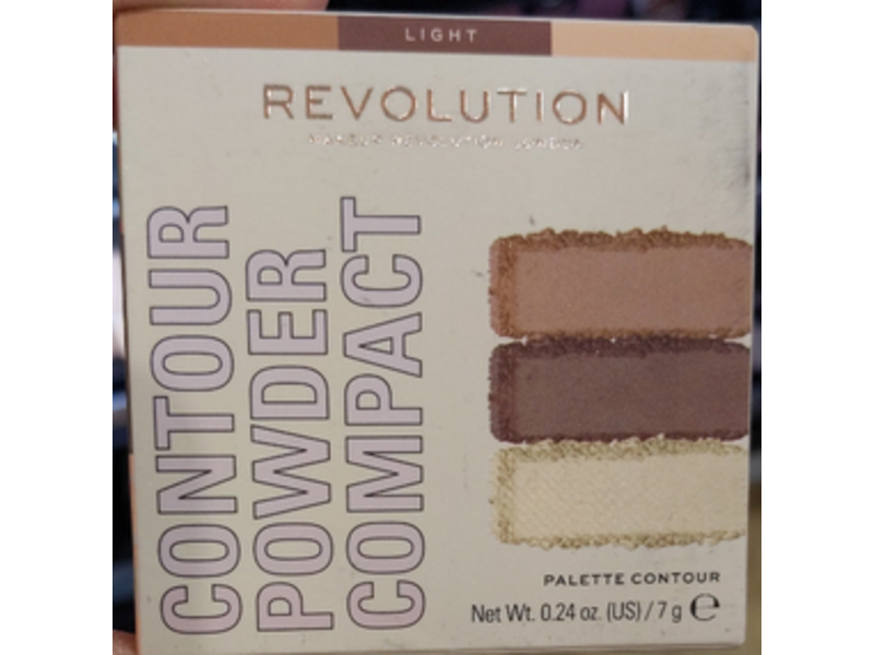 Revolution Contour Palette Powder Compact, Light, 0.24 oz/7 g