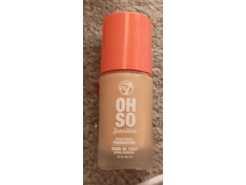 W7 Oh So Foundation, Early Tan, 1 fl oz/30 mL