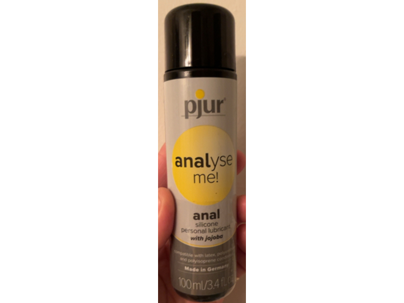 Pjur Analyse Me! Anal Silicone Personal Lubricant, Jojoba, 3.4 fl oz/100 mL