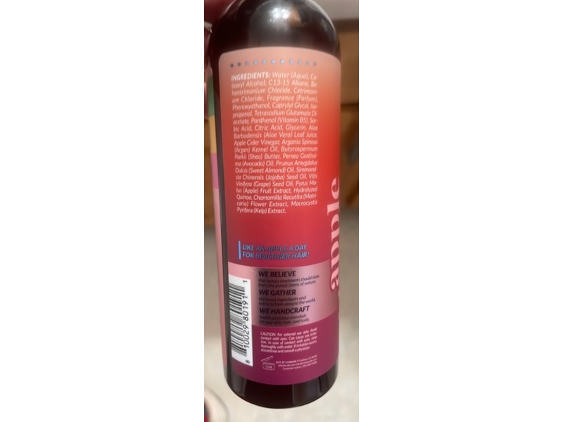 ArtNaturals Leave-In Conditioner, Apple Cider Vinegar, 12 fl oz/355 mL