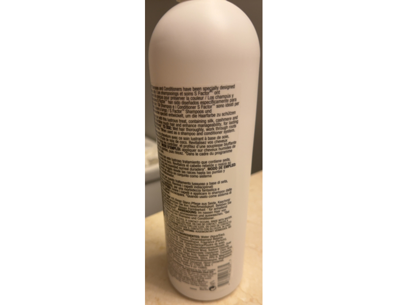 Tigi S - Factor Smoothing Lusterizer Shampoo, 25.36 fl oz/750 mL